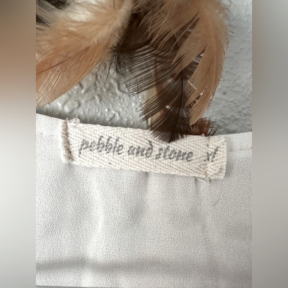 Pebble & Stone Anthropologie Layered Side-Tie Tunic Top Women’s Size XL Casual - Picture 9 of 15